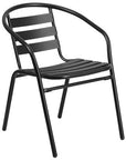 Stack Chair with Aluminum Slats - From Where -