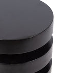 Stacked Solid Wood End Table - From Where -