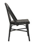 Stacking Black Side Chair Set of 2 - From Where -