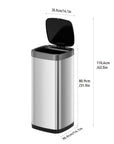 Stainless Steel Motion Sensor Trash Can - From Where -