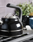 Stainless Steel Tea Kettle w/Encapsulated Base & Bakelite Handle - From Where -