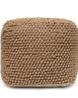 Stekar Handcrafted Tufted Cube Pouf - From Where -