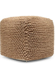 Stekar Handcrafted Tufted Cube Pouf - From Where -