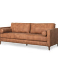 Stephon 87.99'' Faux Leather Sofa - From Where -