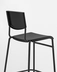 STIG Bar Stool with Backrest - From Where -