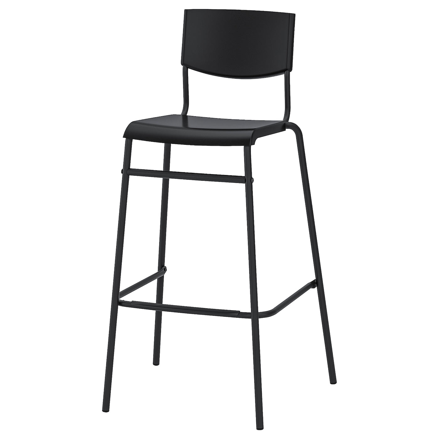 STIG Bar Stool with Backrest - From Where -