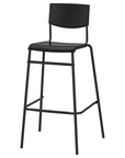 STIG Bar Stool with Backrest - From Where -