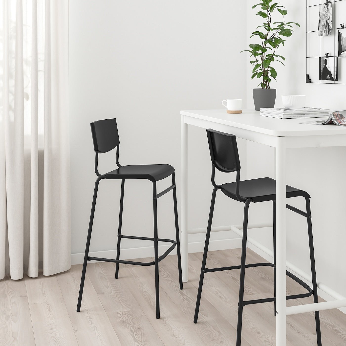 STIG Bar Stool with Backrest - From Where -