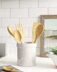 Stoneware Utensil Holder - From Where -