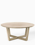 Stowe Wood Round Coffee Table - From Where -