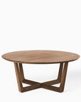 Stowe Wood Round Coffee Table - From Where -