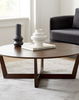 Stowe Wood Round Coffee Table - From Where Finds -