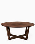 Stowe Wood Round Coffee Table - From Where -