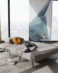 Stretch Sofa Bed with Chrome Legs - From Where Finds -