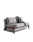 Stretch Sofa Bed with Wood Legs - From Where Finds -