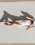 Stripe Beach Blanket - From Where -