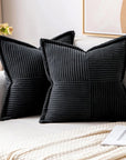 Striped Corduroy Pillow Covers (Set of 2) - From Where -