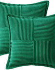 Striped Corduroy Pillow Covers (Set of 2) - From Where -