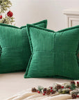Striped Corduroy Pillow Covers (Set of 2) - From Where -