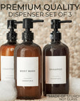 Stylish Shampoo and Conditioner Set of 3 - From Where -