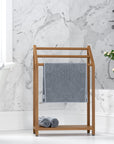 Sula Teak Towel Rack - From Where -