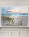 Sunset View at Calm Sandy Beach Canvas - From Where -