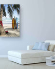 Surfing Boards Canvas Artwork - From Where -