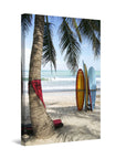 Surfing Boards Canvas Artwork - From Where -