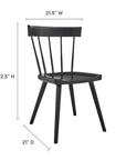 Sutter Wood Dining Side Chair - From Where Finds -