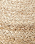 Sweed Valley Jute & Cotton Pouf - From Where -