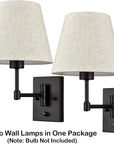 Swing Arm Wall Lamp (Set of 2) - From Where Finds -