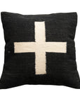 Swiss Cross Wool Blend Pillow - From Where -