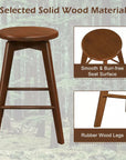 Swivel Round Bar Stools (Set of 4) - From Where -