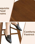 Swivel Round Bar Stools (Set of 4) - From Where -