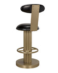 Swivel Upholstered Counter Stool - From Where -