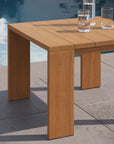 Tahoe Outdoor Patio Acacia Wood Side Table - From Where Finds -