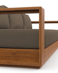 Tahoe Outdoor Patio Acacia Wood Sofa - From Where Finds -
