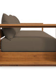 Tahoe Outdoor Patio Acacia Wood Sofa - From Where Finds -