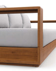 Tahoe Outdoor Patio Acacia Wood Sofa - From Where Finds -