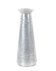 Tall Galvanized Metal Pitcher Vase and Planter with Handle - From Where -