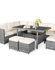 Tangkula 7 Pieces Patio Furniture Set - From Where -