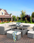 Tangkula 7 Pieces Patio Furniture Set - From Where -