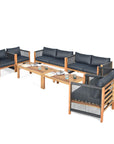 Tangkula Outdoor Wood Furniture Set - From Where -