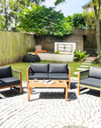 Tangkula Outdoor Wood Furniture Set - From Where -