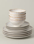 Taormina 12 - Piece Dinnerware Set with Cereal Bowl - From Where Finds -