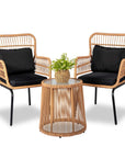Tappio 3 - Piece Rattan Patio Set - From Where -
