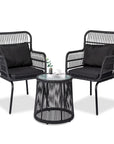 Tappio 3 - Piece Rattan Patio Set - From Where -