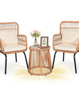 Tappio 3 - Piece Rattan Patio Set - From Where -
