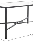 Tauri Metal Rectangle Coffee Table - From Where Finds -