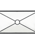Tauri Metal Rectangle Coffee Table - From Where Finds -